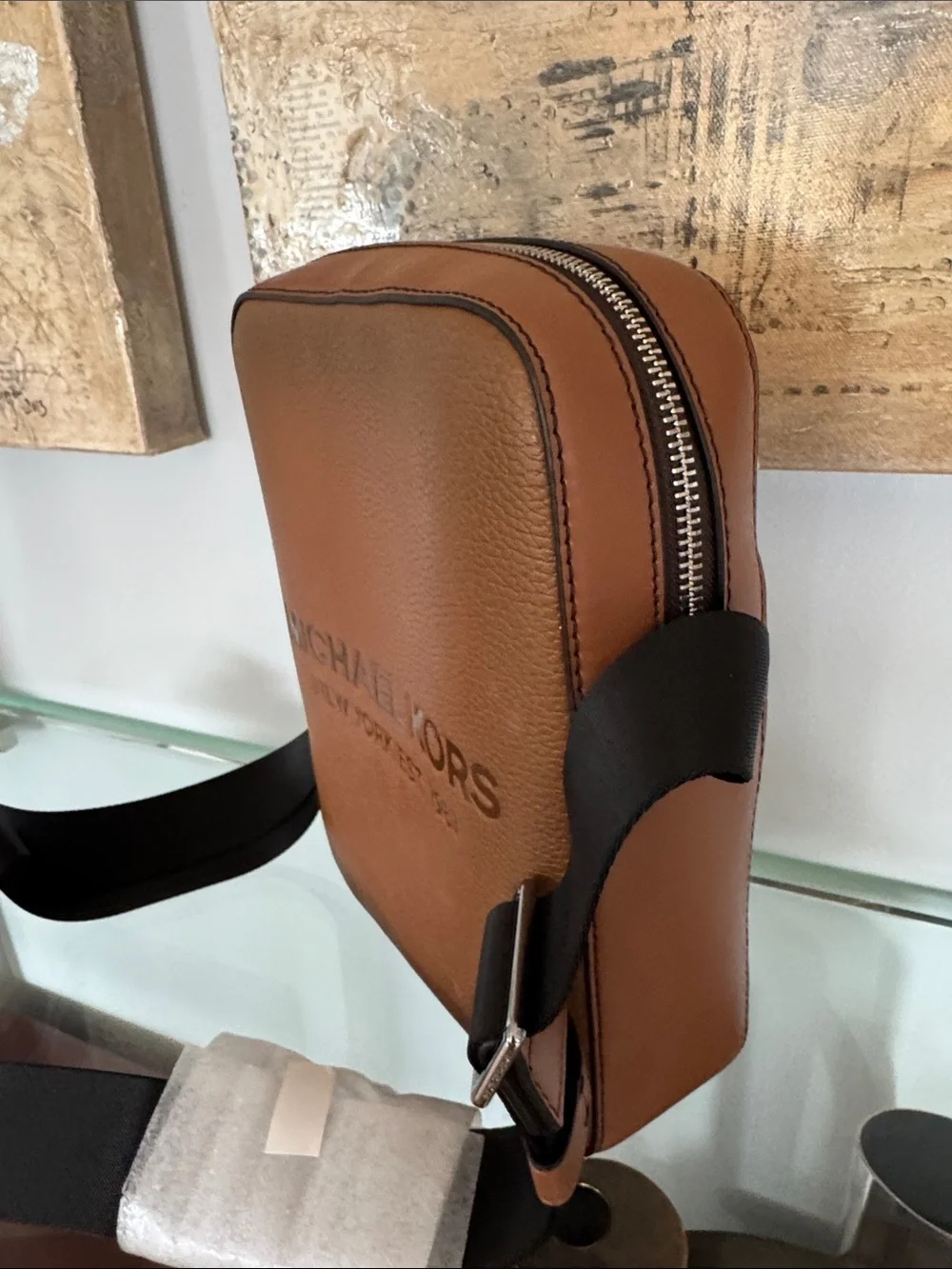 Michael Kors Unisex Leather Crossbody NWT